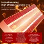 500W Electric Portable Heater PTC Ceramic Fast Space Heater Overheating Tip Over Protection 3S Heating Space For Home Office