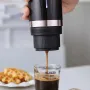 Bincoo Portable Coffee Machine Electric Cordless Espresso Machine Coffee Maker 1800mAh Battery for Car Travel Camping Outdoor Sport