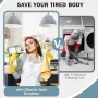 Electric Cleaning Brush Kitchen Bathroom Multifunctional Cleaner Electric Scrubber Bathroom Cleaning Brush USB Rechargeable with 5 Replaceable Brush Heads