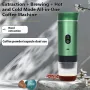 Comfook Portable Espresso Coffee Machine USB Digital Display NS Capsule & Powder Extraction Coffee Maker Outdoor for Car Home Travel