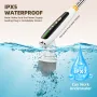 3600mAh Electric Cleaning Brush with 7 Interchangeable Drill Brush Heads Adjustable Handle and IPX7 Water Protection Electric Spin Scrubber for Household, Bathroom and Car