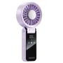 Mini USB Fan with Digital Display 100-Speed Portable Folding Cooling Fan High Speed Strong Wind Handheld Small Fan for Outdoor
