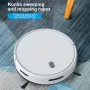 KONKA 3 In 1 1000pa Household Smart Sweeping And Mopping Vacuum Cleaner With 400ml Dustbin Capacity Automatic Charging for Home Office