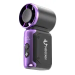 Tevorex Portable Handheld Pocket USB charging Fan 199 Level Strong Wind Regulation Outdoor Handheld Fan LED Screen Camping Cooling Fan Tools