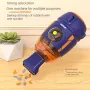 600pa Creative Mini Desktop Vacuum Cleaner Rocket Space Capsule Portable Handheld Cleaner USB Rechargeable for Desk Soft Car Cleaning