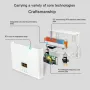 220V 3000W Instant Water Heater Bathroom Kitchen Wall Mounted Electric Hot Water FastHeater LCD Temperature Display with Remote Control