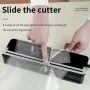 120W Vacuum Sealer Machine for Kitchen 30cm Sealing Built-in Cutter & Removable Drip Tray EU Plug Compact & Efficient