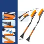 Detachable Extendable Snow Shovel Cleaning Tool Car Snow Shovel Detachable Car Snow Shovel Multi-Function Telescopic Deicing Shovel Winter Snow Cleaning Tool