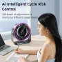 100 Speeds Desktop Circulating Fan Portable 720° Airflow AI Smart Control Portable Cooling Turbo Silent Wind Fan Type-C Charging