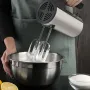 120W Electric Handheld Mixer 5-Level Household Electric Mixer Kitchen Electric Hand Mixer Kitchen Utensils Make the Bread Dough Egg White Pancake Batter