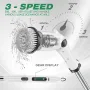 9-In-1 Multifunctional Electric Mop Handheld 3 Speed Cordless Electric Brush LCD Digital Display Electric Cleaning Brush