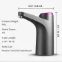 Electric Water Dispenser Pump USB Rechargeable 4W Lightweight Compact Design for Home Kitchen 21.65\ Tube Length Multiple Colors