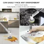 Multifunctional Electric Cleaning Brush Long Handle Retractable Household 2 Mode Rotating Speed Bathroom Brush Floor Tile Bathtub Brush