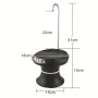 Portable Electric Water Bottle Dispenser Rechargeable Pump with Tray Ideal for Outdoor Kitchen and Workshop