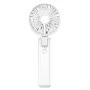 2000mAh USB Mini Fan Double Blade 180° Adjustable Handheld Fan Dual Motor 4 Wind Speed Foldable Neck Hanging Small Fan