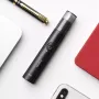 SHOWSEE Electric Nose Hair Trimmer 360° Rotating Floating Blade with Washable Removable Cutter Head High Speed Low Noise