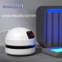 Mini Electric Desktop Vacuum Cleaner Portable Small USB Rechargeable 500mAh Battery Powered Desktop Cleaner Absorb Paper Scraps Eraser Scraps Dust Hair