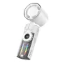 Neck Hanging Fan Portable 199 Gear Cooling Fan Turbine Handheld Small Fan with LED Display Smart Indicator Lights