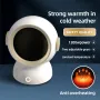 1200W Instant Heating Desktop Heater Electric Heater Portable Desktop Fan Heating Heater Mini Radiator Home Office Winter Heater
