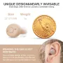 Sound Amplifier Dedicated Invisible Ear Internal Earbuds Adjustable Noise Reduction USB Charging Earphone for Elderly