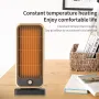 500W Electric Portable Heater PTC Ceramic Fast Space Heater Overheating Tip Over Protection 3S Heating Space For Home Office