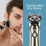 [US Direct] MOOSOO S8 Shaver All-round Floating Head Shaver Waterproof Rechargeable Men's Electric Shaver Hair Clipper for Wet/Dry Use