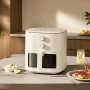 XIAOMI Mijia 5L 1200W Air Fryer N1 with 1200W Infrared Heating 6.2 inch Transparent Viewing Window No-Flip 3D Frying Alloy Interior