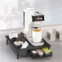 HiBREW Coffee Capsule Holder Drawer Organizer Compatible with NS DG K-Cup Capsules 20 Pods Storage Rack for H1B H2B Model