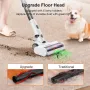 [US Direct] MOOSOO S5 Mate BLDC Cordless 20KPa Handheld Vacuum Cleaner Powerful Brushless Suction with Green LED Floor Brush Light