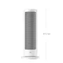 Xiaomi Mijia Desktop Electric Heater PTC Heating Furnace Fan Room Heater Desktop Heat Fan Air Blower Warmer Machine For Winter