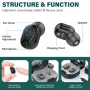 Rechargeable In-Canal Earphones Sound Amplifiers with Portable Charging Case Noise Cancelling Volume Adjustable for The Elderly