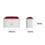 Tevorex Usb Desktop 7 Colors Silent Atmosphere Flame Air Essential Oil Aromatherapy Machine Air Humidifier Diffuser