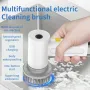 Multifunctional Electric Cleaning Brush 3000mAh 2 Speed Mini Cleaning Brush IPX6 Waterproof for Kitchen Bathroom Crack