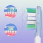 3PCS Replacement Toothbrush Head for XIAOMI Oscillation Electric Toothbrush MES609 & MES610