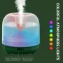 Diffusore umidificatore per la casa con luce notturna a colori, compatibile con 500 ml di macchina per il raffreddamento ad aria a ultrasuoni in vetro