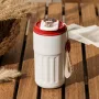 450ml Temperature Display Thermos Bottle Stainless Steel Vacuum Cup Office Coffee Cup Business Portable Thermal Mug