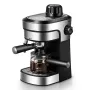 ZZUOM Coffee Machine Small Size Italian Semi Automatic Espresso Coffee Maker Extraction Steam Milk Foam Coffee Instant Heating