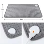 30x60cm Multi-fonksyon Washable Elektrik Blanket ak 10 Chofaj mòd ajiste tanperati Chofaj Pad Soft Warm Blanket Pwoteksyon