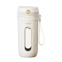 Blender jus portabel 350ml dengan 10 bilah juicer buah elektrik pengisian daya USB cangkir jus buah lemon jeruk mesin blender smoothie