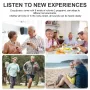 Sound Amplifier Dedicated Invisible Ear Internal Earbuds Adjustable Noise Reduction USB Charging Earphone for Elderly