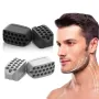 2PCS Facial Jaw Muscle Toner Trainin Fitness JawLine Exerciser Ball Anti-aging Food-grade Silica Face Chin Cheek Lifting Slimmin