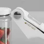 Spremiaglio multifunzionale 3 in 1 portatile, tritacarne manuale, affettatrice per aglio, apriscatole in materiale ecologico