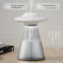 800ML Smart USB Charging UFO Humidifier Cordless Portable Air Humidifier Essential Oil Diffuser Rechargeable Perfume Aroma Mist Spayer for Car Home Plants
