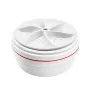 Portable Ultrasonic Washing Machine 18W 5V USB Powered Blue Light Sterilization Automatic Timer Compact for Travel Dorms Apartments RVs