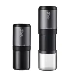 Bincoo Portable Electric Coffee Grinder Wireless USB Chargeable Professional Stainless Steel Burr Grinder Milling Machine