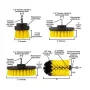 7 Piece Drill Brush Attachment Set with Extended Reach for Cleaning Tub Sink Tile Carpet and Grout Power Scrubber Drill Brushes Powerful Drill Brush