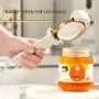 Stainless Steel Retractable Bottle Opener WineBeer Diameter 2.5-9.5cm Adjustable Multifunctional Cap Opener Kitchen Tool