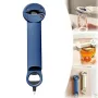Stainless Steel Retractable Bottle Opener WineBeer Diameter 2.5-9.5cm Adjustable Multifunctional Cap Opener Kitchen Tool