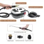 2500W High Temperature Steam Cleaner 220V EU Plug High Pressure Sterilization for for Home Use Car Air Conditioning Kitchen Hood Home Use