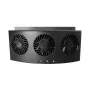 2-Speed Car Exhaust Fan 3-Head Cooling Fan Car Air Purifier Radiator Fan Window Vent Cool Ventilation Cooling Fan for Eliminating Odors Reducing Temperature with Exhaust Deodorizing Function